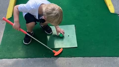 Casually Crazy Miniature Golf Hole-In-One