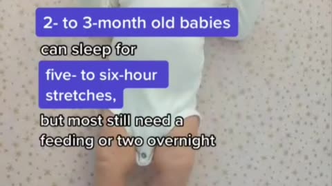 When do babies sleep..