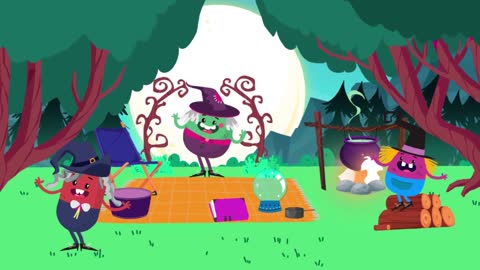 Witches' Picnic Halloween Song - The Kiboomers Preschool Songs For Circle Time