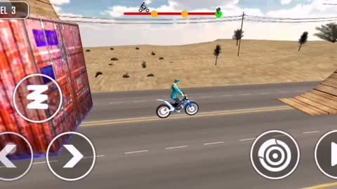 Motor bike stunt