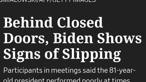 WSJ Report On Biden Mental Health Reads Like A Trump Campaign Hit Piece