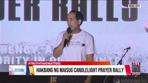 FULL SPEECH: Atty. Vic Rodriguez sa isinigawang Candlelight Prayer Rally sa Cebu City