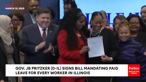 Illinois Gov. JB Pritzker Signs Law Mandating Paid Leave For All Workers In His State