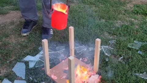 Experiment_ LAVA vs BULLETPROOF GLASS