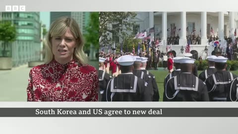 US and South Korea agree key nuclear weapons deal - BBC News