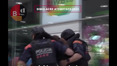 Así ha sido el simulacro de atentado terrorista en la Estación de Sants