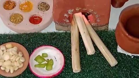 Mini Food Video clay Kitchen cooking