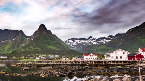 beautiful nature norway natural landscape timelapse