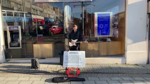 So talented! Have a look at musician Josh Robinson busking in Churchill Square today.