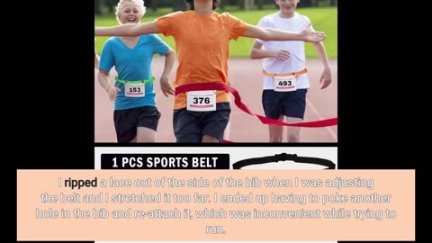 Buyer Reviews: VeloChampion Running, Triathlon, Marathon Number Belt. No pins Needed. - Stretch...