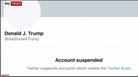 Trump Twitter Account Gets Suspended Permanently