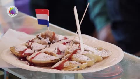 Traditional Dutch food Poffertjes recipe - Holland Holiday