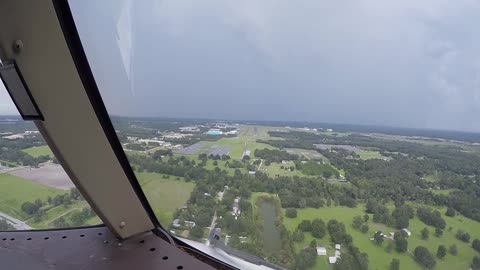 2020-8-7, B767 Visual Approach Landing Lakeland FL (LAL)