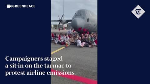 Climate activists block private jet take-offs at Amsterdam's Schiphol Airport