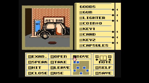 Déjà Vu, a point-and-click adventure for the Nintendo Entertainment System (NES)