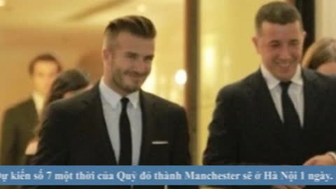 David Beckam elegant in Vietnam