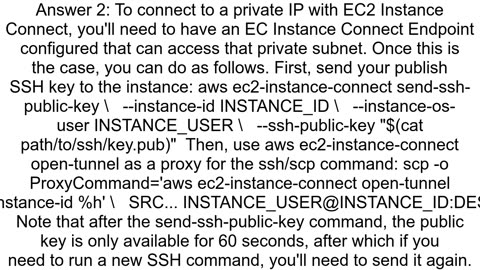 AWS SCP to an EC2 instance via AWS CLI without public IP