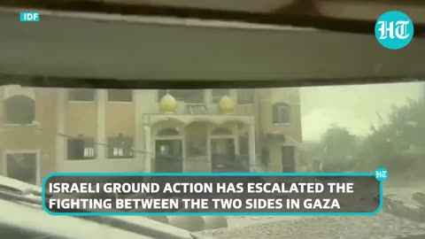 Hamas' Hellfire At Israeli Ground Troops As They Enter Gaza's Beit Hanoun | Watch