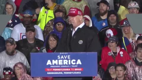 Trump Speaks at Rally in Greensburg, Pennsylvania