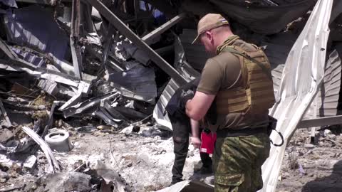 Kharkiv food factory hit by shelling