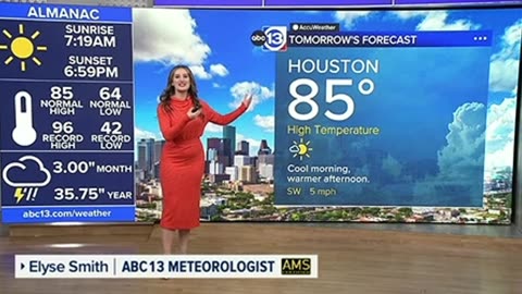 ABC13 Houston's Hot Elyse Smith On 100823