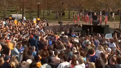 News Camera Angle of FETTERMAN/OBAMA rally CRASH