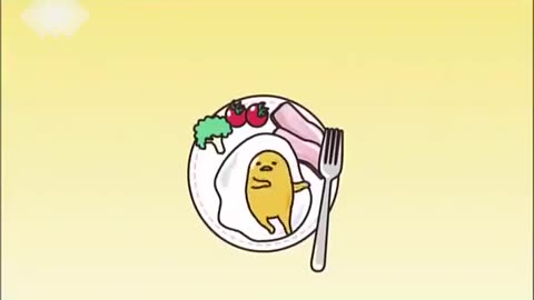 Japanese cartoon, Learn Japanese language to Gudetama