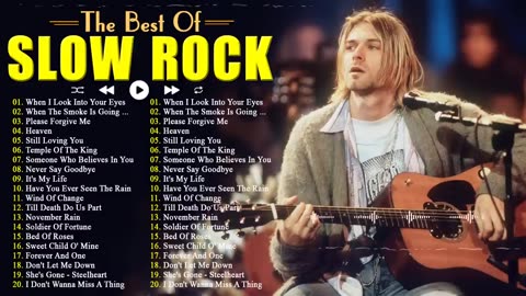 Top 100 Slow Rock Ballads 70s 80s 90s -- Greatest