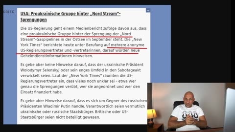 Jetzt war es angeblich die Ukraine ! Nordstream Sprengung