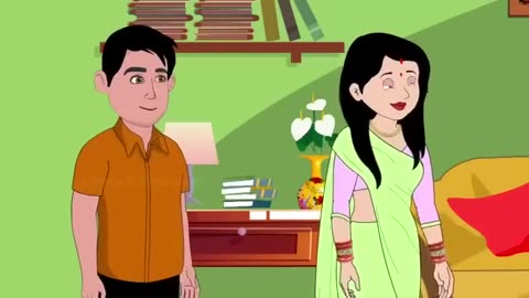 ससुराल का आटा - Hindi Cartoon | Saas bahu story | Story in hindi | Bedtime story | Cartoon in hindi