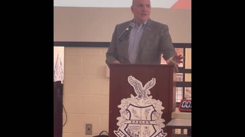 House Rep. Todd Jones speaks at the Forsyth County GOP Convention