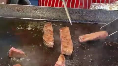 Burning Beef Steak