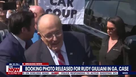 Trump Georgia case: Rudy Giuliani mugshot released | LiveNOW from FOX