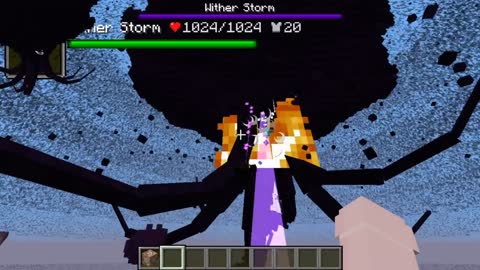 Herobrine Wither vs Wither Storm 7 STAGE in minecraft creepypasta7