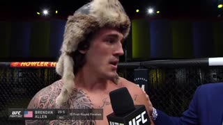 Brendan Allen Octagon Interview | UFC Vegas 61