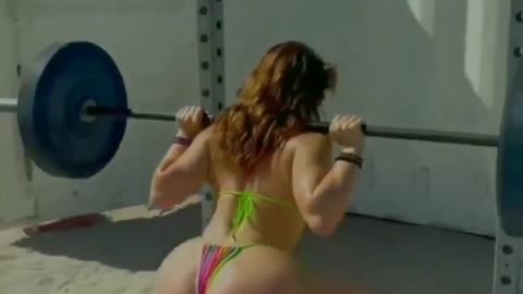 Sexy Girl 🔥😍 outdoor workout 😘🥰