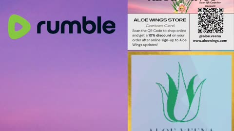 ALOE VEENA INTRO FOR RUMBLE PLATFORM