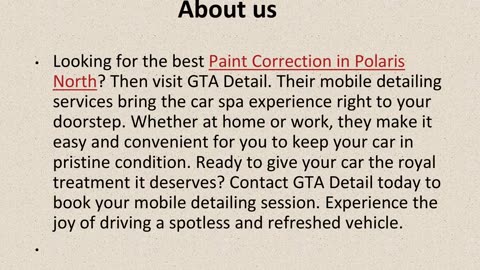 Best Paint Correction in Polaris North.