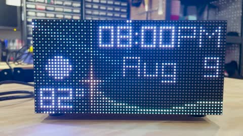 LED Matrix Clock