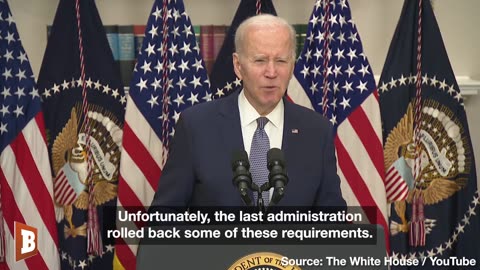 BIDEN BLAMES TRUMP for Banking Crisis, BRAGS About Jobs & "Economic Progress" He's Made