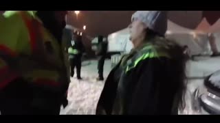 Trucker in Ottawa Convoy update - 50% of police resigned!!