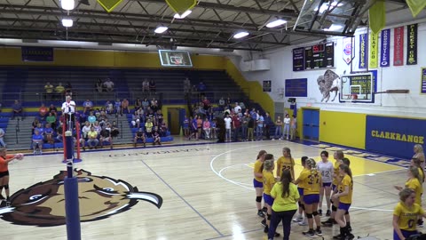 Clarkrange Volleyball Game 9/28/21