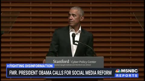 Obama Urgent Warning About Disinformation At Stanford University