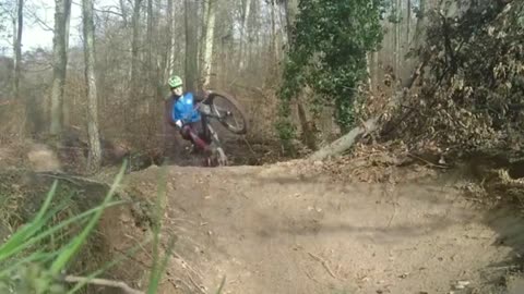 Moutain Bike Jump Gone Terribly Wrong