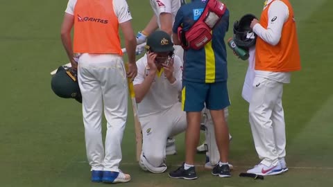 Labuschangne makes amazing ashes debut as first concussions replacement in history.🔥🦘