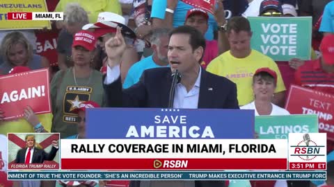 Marco Rubio Speech: Save America Rally in Miami, FL - 11/6/22