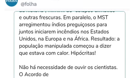 Matéria da folha de SP não públicas. Link 🔗👇