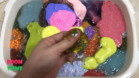 MIXING ALL MY SLIME | SLIME SMOOTHIE | SATISFYING SLIME VIDEOS #7 | BOOM SLIME