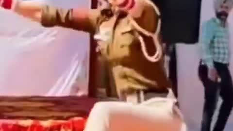 Indian police dance video