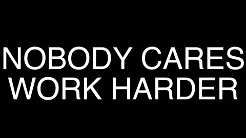 Nobody Cares - Gym motivation